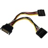 Startech.Com 6in SATA Power Y Splitter Cable Adapter PYO2SATA